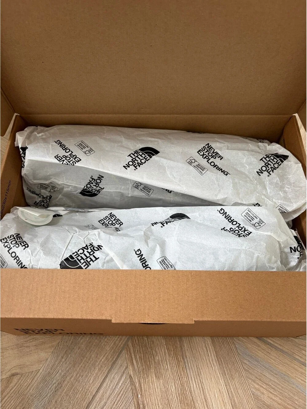 The North Face new box